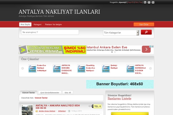 antalyanakliyatilanlari.com site used ClassiPress