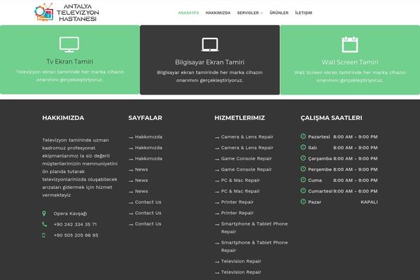 Tech-life theme site design template sample