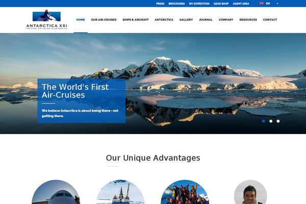 antarcticaxxi.com site used Antarctica