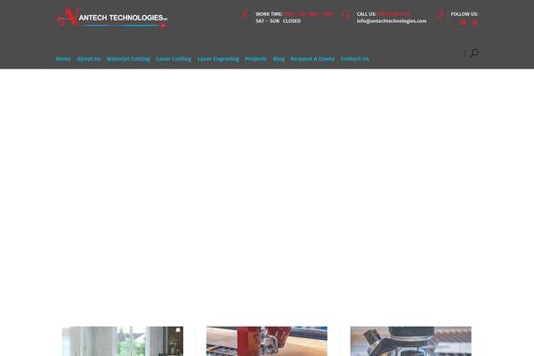 Industrialist theme site design template sample