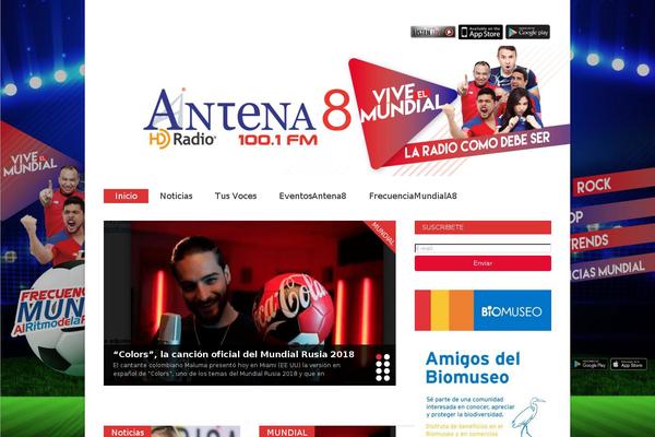 antena8.com site used Gonzo_1.9.3