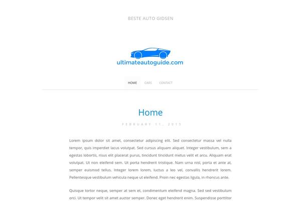 Simple Style theme site design template sample
