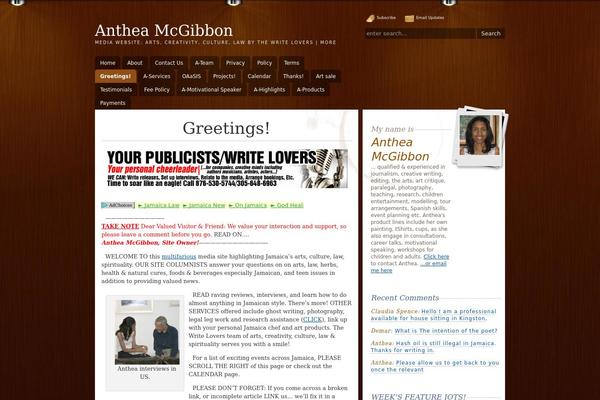 antheamcgibbon.com site used SuperMag
