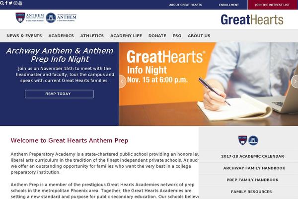 anthemprep.org site used Great-hearts-academies