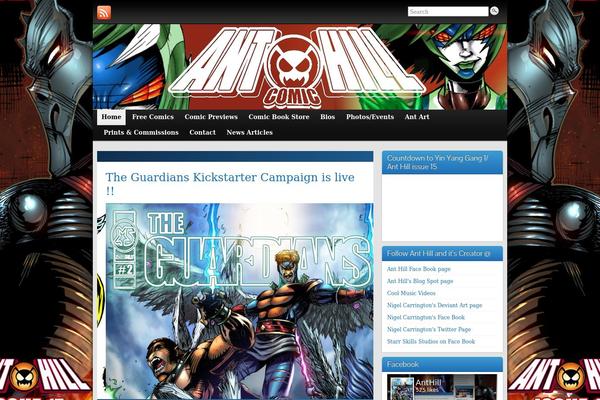 Graphene theme site design template sample