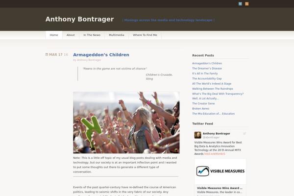 WordPress website example screenshot