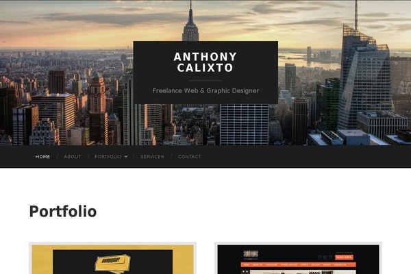WordPress website example screenshot