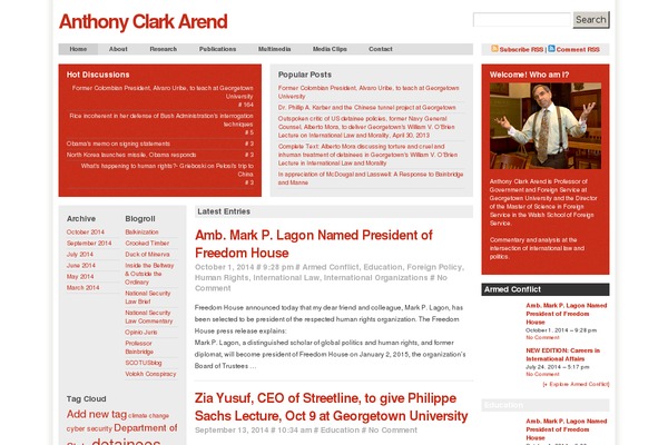 WordPress website example screenshot