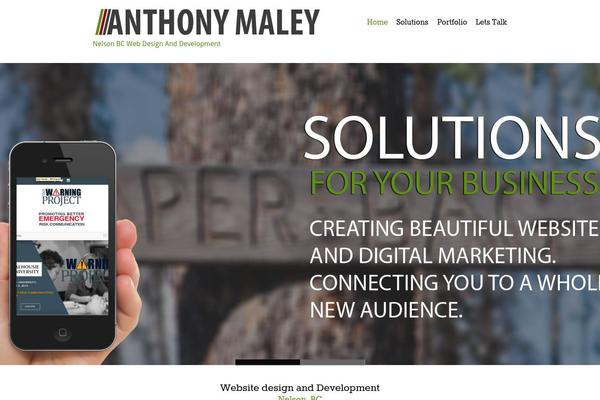 anthonymaley.com site used Am