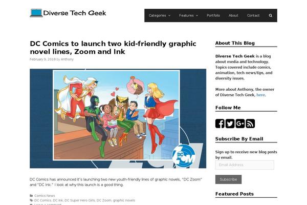 TechNerd theme site design template sample