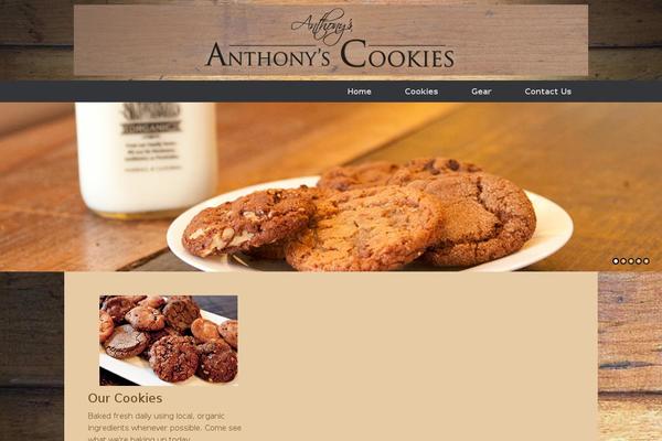 Vantage theme site design template sample