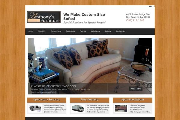 anthonyscustomdesign.com site used Mizmore1.0