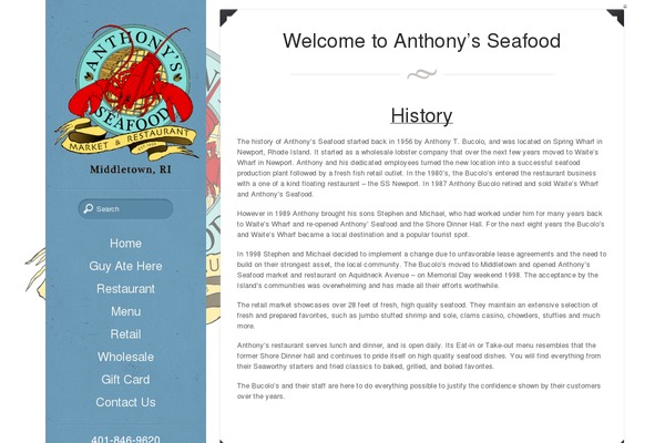 anthonysseafood.net site used Eatery