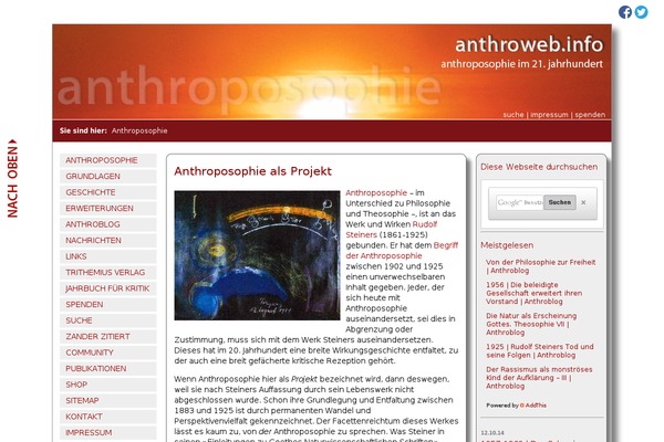 anthroweb.info site used Retina
