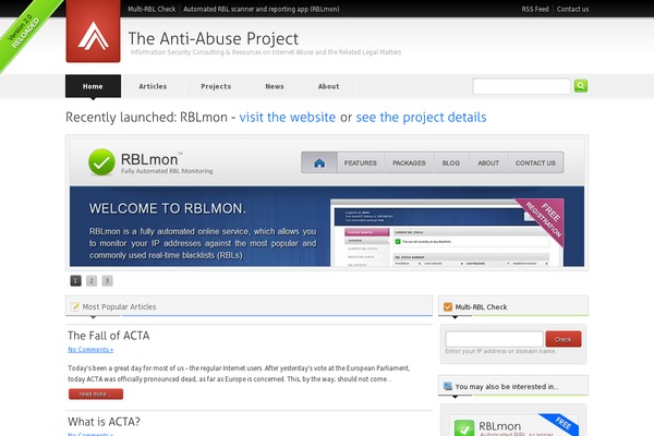 anti-abuse.org site used Antiabuse