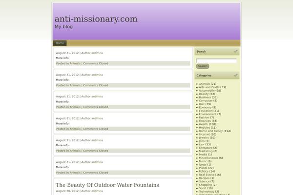 anti-missionary.com site used Headerlightpurple-wpmdx