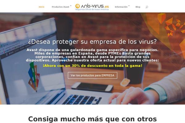 anti-virus.es site used Antivirus