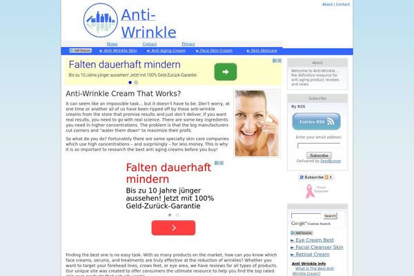 anti-wrinkle.org site used Newantiwrinkle