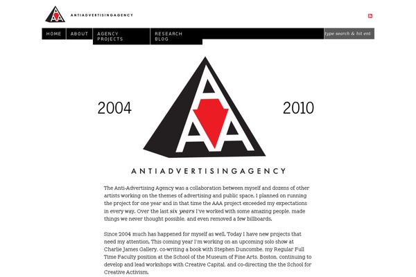 antiadvertisingagency.com site used Aaathematic