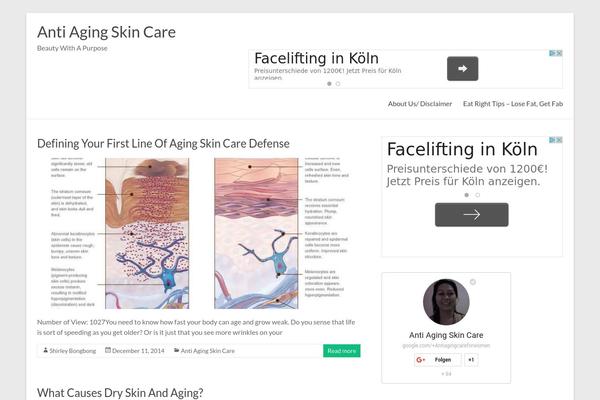 Spacious theme site design template sample