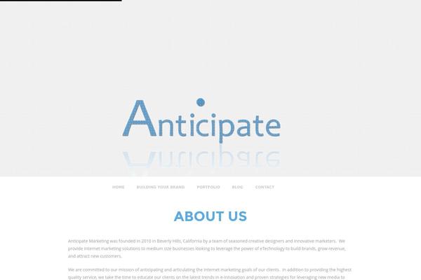 anticipatemarketing.com site used Avalance