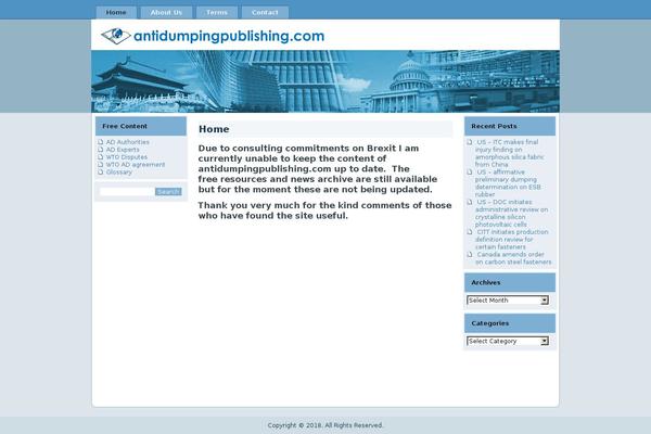 antidumpingpublishing.com site used Antidump2