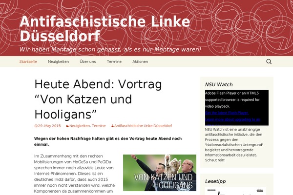 WordPress website example screenshot