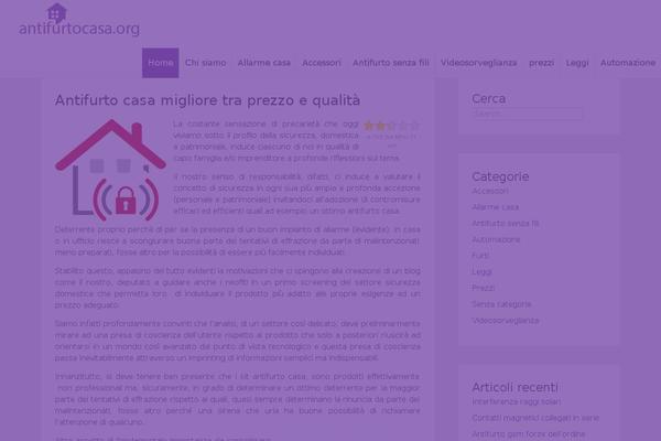 Radiate theme site design template sample
