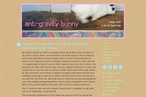 antigravitybunny.com site used Antigravitybunny