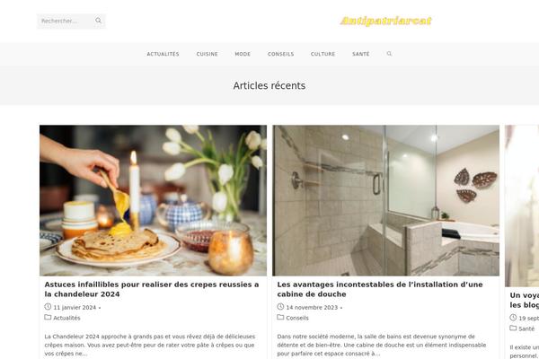 OceanWP theme site design template sample