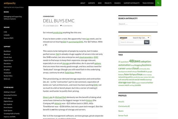Twenty Fourteen theme site design template sample