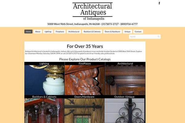 antiquearchitectural.com site used Gridcommercetheme