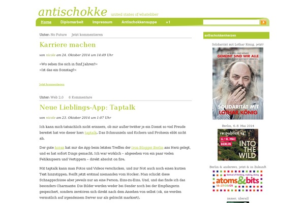 WordPress website example screenshot