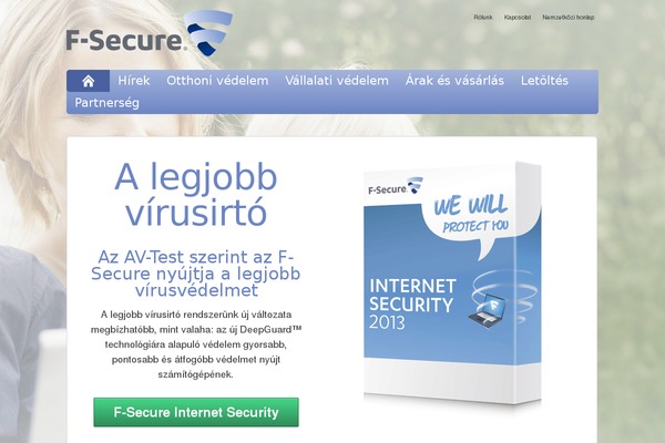 antivirushaz.hu site used F-secure