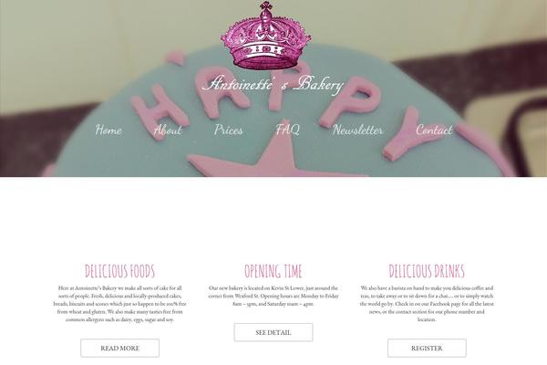 antoinettesbakery.com site used Royalty