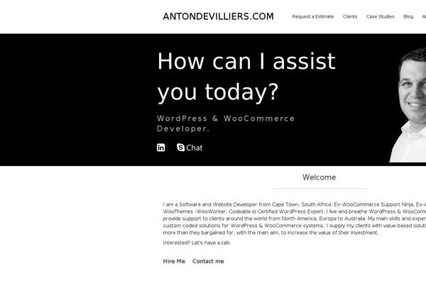 Atmosphere-pro theme site design template sample