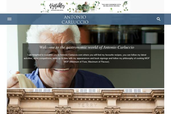 antonio-carluccio.com site used Antonio