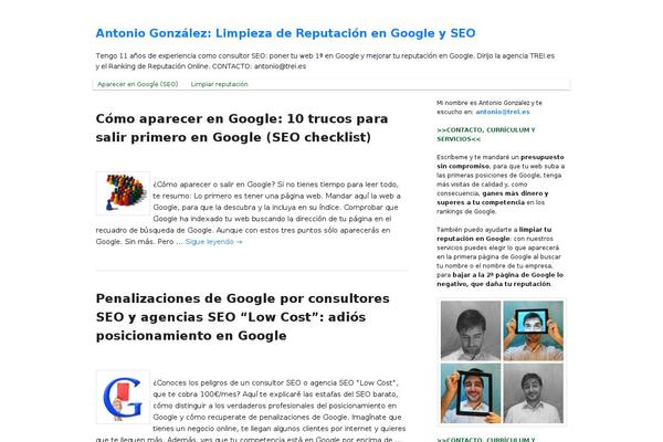 WordPress website example screenshot