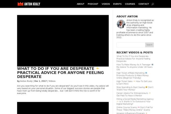 WordPress website example screenshot
