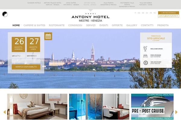 antonyhotel.it site used Sogedintheme