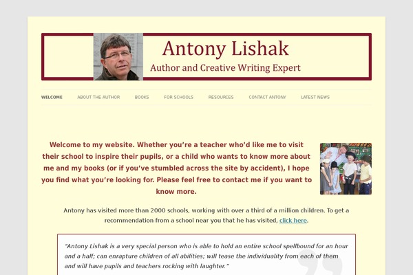 Twenty Twelve theme site design template sample