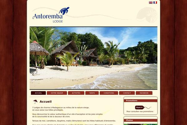 antoremba-lodge.com site used Antoremba