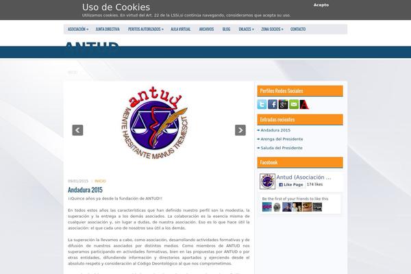 WordPress website example screenshot