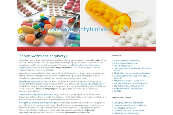 antybiotyk.eu site used Web_parrot