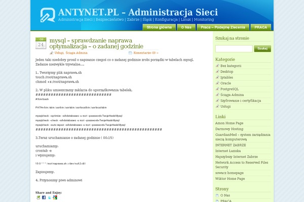 antynet.pl site used Glossyblue-1-4-pl