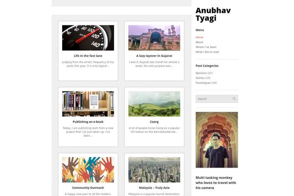 anubhavtyagi.com site used Showcaser
