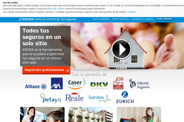anudaseguros.es site used Designo