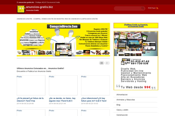 anuncios-gratis.biz site used Comerciodirectohtml5