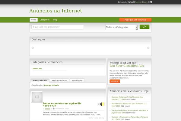 WordPress website example screenshot