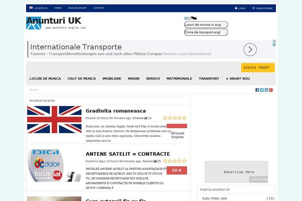 Ct theme site design template sample